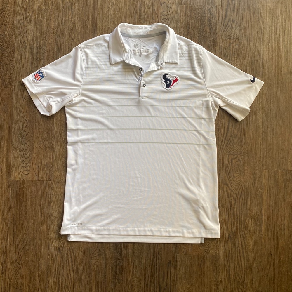 NEW Houston Texans Sideline Polo